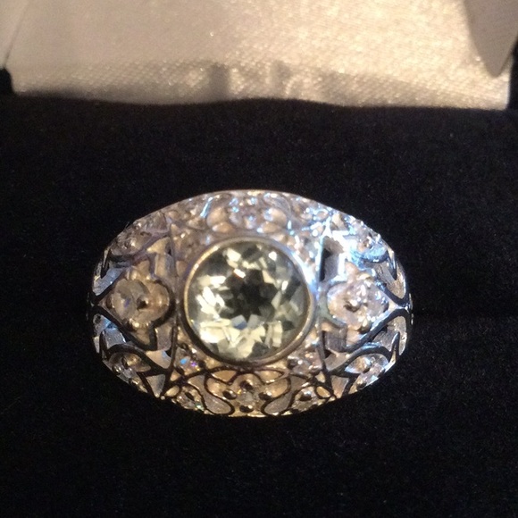 Atlanta Gem & Mineral Show Jewelry - Genuine Aquamarine Ring